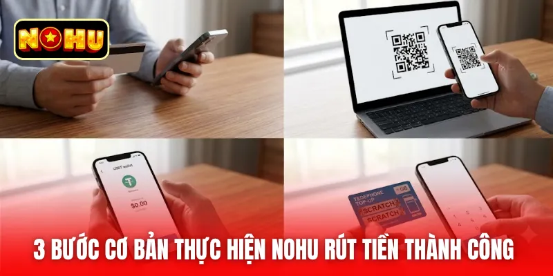 3 bước cơ bản thực hiện nohu rút tiền thành công