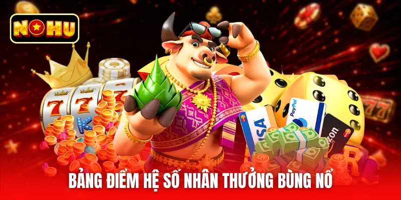 Bảng điểm hệ số nhân thưởng bùng nổ
