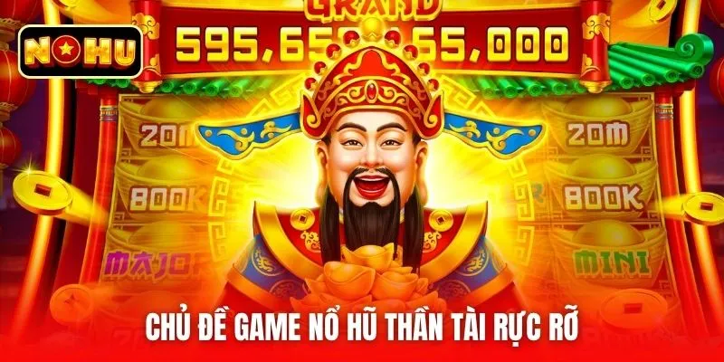 Chủ đề game nổ hũ thần tài rực rỡ